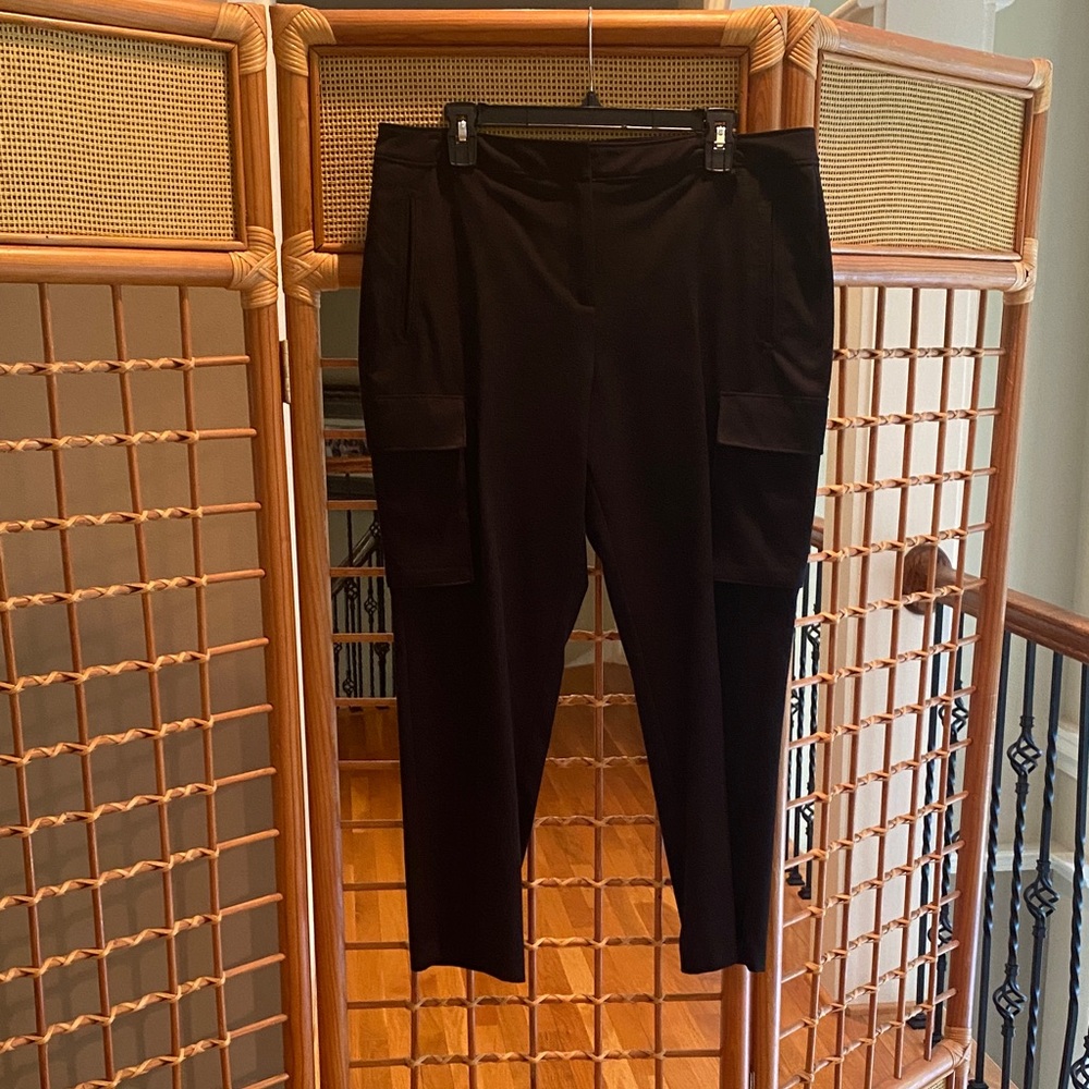 New York & Company Elegant Black Ankle Pants